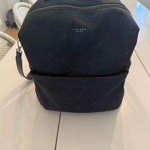 Classic Black Baby Bag with Minimalist Design